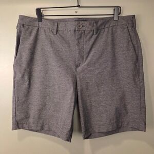 Express Men's Slim Above The Knee Shorts 8" Inseam Size 38 Gray
